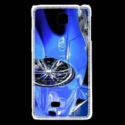 Coque LG F5 Speedster tuning bleu