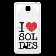Coque LG F5 J'aime les soldes