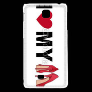 Coque LG F5 I love my shoes