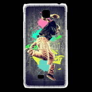 Coque LG F5 Danseur rétro style