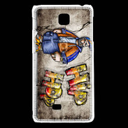 Coque LG F5 HIP HOP graffiti