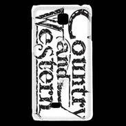 Coque LG F5 Country and western