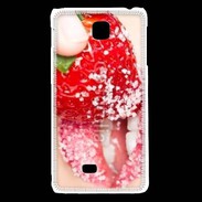 Coque LG F5 Fraise et bouche