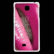 Coque LG F5 Lèvres roses