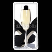 Coque LG F5 coupe de champagne talons aiguilles 