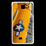 Coque LG F5 Avion T6 vintage