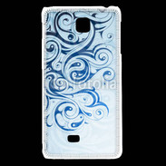 Coque LG F5 Fond tribal bleu