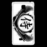Coque LG F5 Tatouage Samouraï