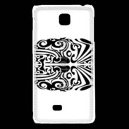 Coque LG F5 Tatouage Maori 5