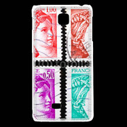 Coque LG F5 Timbres Français