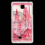 Coque LG F5 Timbre 1957 Cathédrale de Rouen