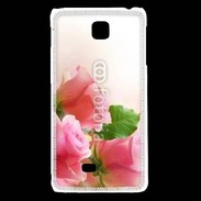 Coque LG F5 Belle rose 2