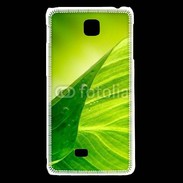 Coque LG F5 Feuille écologie