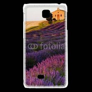 Coque LG F5 Champs de lavande 3