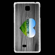 Coque LG F5 Coeur de nature