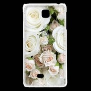 Coque LG F5 Rose blanche et rose 5