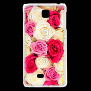 Coque LG F5 Fond de roses 5