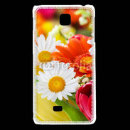 Coque LG F5 Fleurs des champs multicouleurs