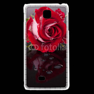 Coque LG F5 Belle rose Rouge 10