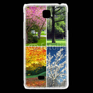 Coque LG F5 Arbres 4 saisons