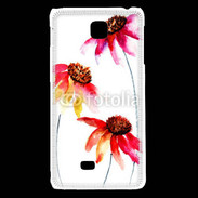 Coque LG F5 Belles fleurs en peinture