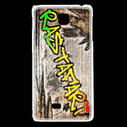 Coque LG F5 Rastafari graffiti