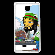 Coque LG F5 Rasta caractère