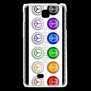 Coque LG F5 Love and peace 5