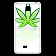 Coque LG F5 Feuille de cannabis 2