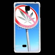 Coque LG F5 Interdiction de cannabis