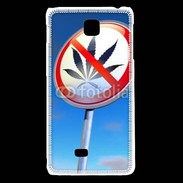 Coque LG F5 Interdiction de cannabis 2