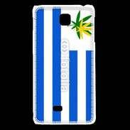 Coque LG F5 Drapeau Uruguay cannabis 2