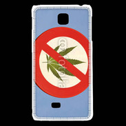 Coque LG F5 Interdiction de cannabis 3