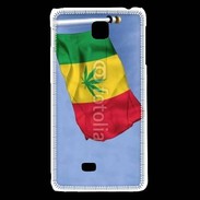 Coque LG F5 Drapeau cannabis 2