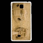 Coque LG F5 Rasta man plage