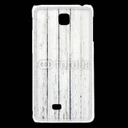 Coque LG F5 Aspect bois blanc vieilli