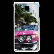 Coque LG F5 Voiture rétro à Miami