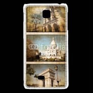 Coque LG F5 Vintage Paris 6