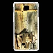 Coque LG F5 Phare et bateau Vintage