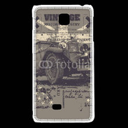 Coque LG F5 Vintage Wheels