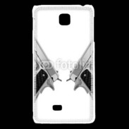 Coque LG F5 Double flingue