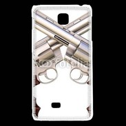 Coque LG F5 Double revolver