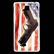 Coque LG F5 Pistolet USA