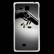 Coque LG F5 Pistolet et munitions