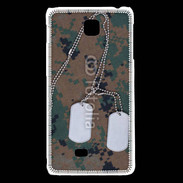 Coque LG F5 plaque d'identité soldat américain