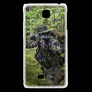 Coque LG F5 Militaire en forêt