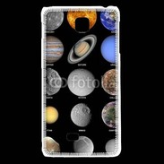 Coque LG F5 Système solaire