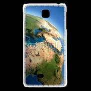 Coque LG F5 Terre vue du ciel