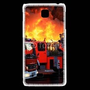 Coque LG F5 Intervention des pompiers incendie