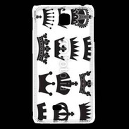 Coque LG F5 Collection de couronnes de Roi